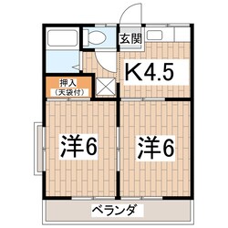 プラスハイツの物件間取画像